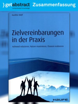 cover image of Zielvereinbarungen in der Praxis (Zusammenfassung)